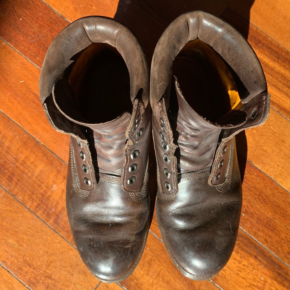 Worn Timberlands